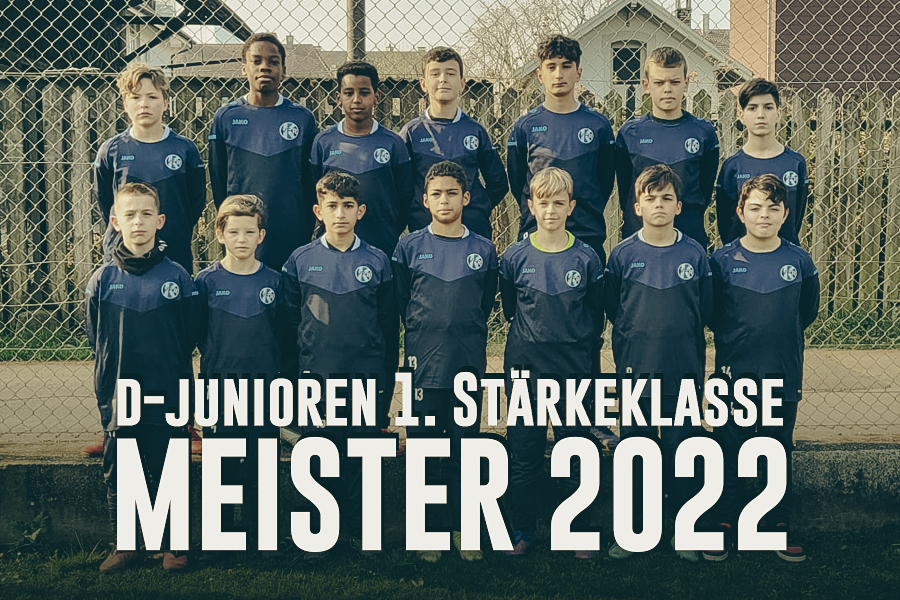 D-Junioren/blau Meister der 1. Stärkeklasse.